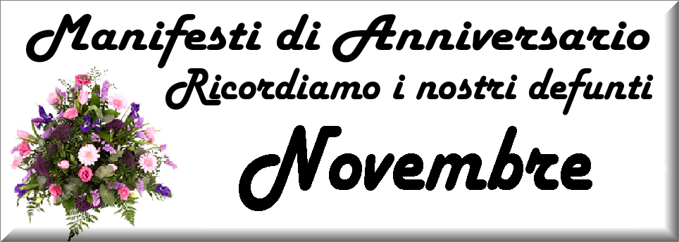 manifesti anniversari di morte anno 2024