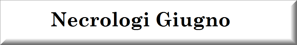 annunci funebri giugno 2021