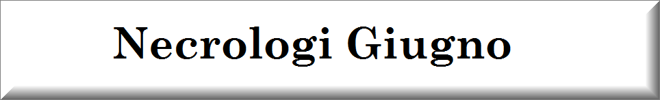 annunci funebri giugno 2019